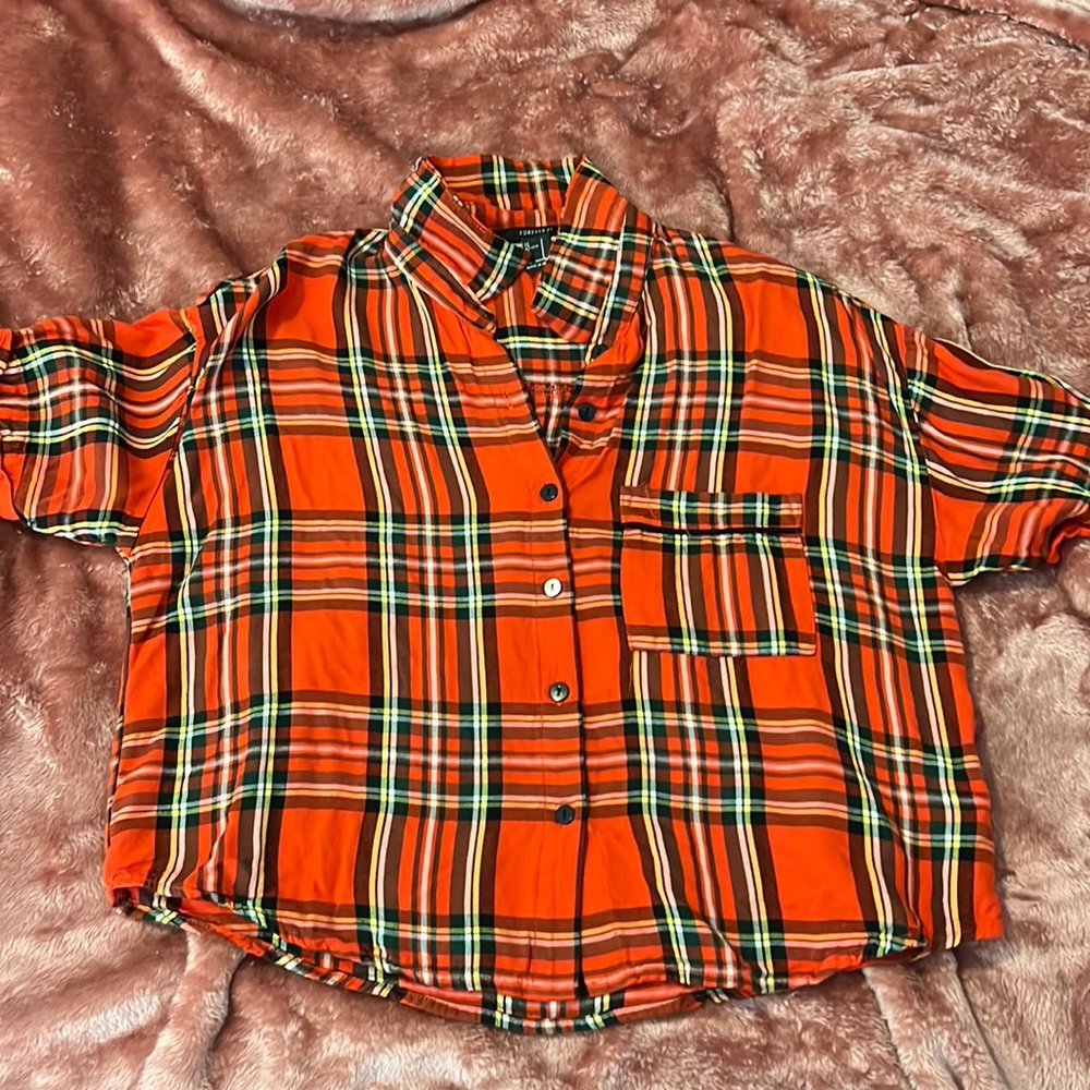 Plaid crop